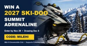 Win a 2027 Ski-Doo Summit Adrenaline – Mile Hi Snowmobile Club sweepstakes